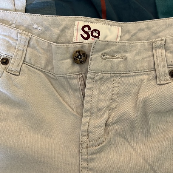 SO Juniors Khaki Pants, Size 11, Vintage - Picture 3 of 3